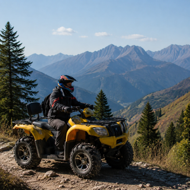 Квадроциклы 2-местные квадроциклы 4x4 WD 500 см³